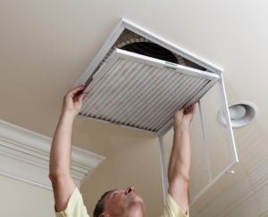 Change filters at least four times per year